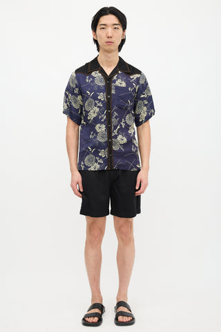 Wales Bonner Satin Highlife Printed Shirt