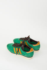 Wales Bonner X Adidas Green Knit SL72 Sneaker