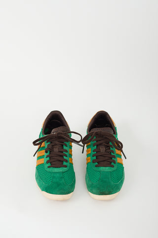 Wales Bonner X Adidas Green Knit SL72 Sneaker