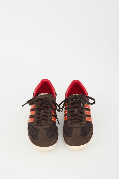 Wales Bonner X Adidas Brown & Orange Knit SL72 Sneaker