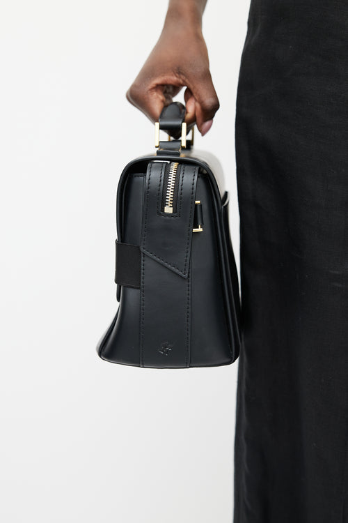 Want Les Essentiels Black Dyce Leather Bag