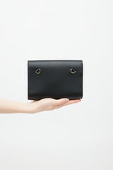 Want Les Essentiels Black & Gold Leather Bag