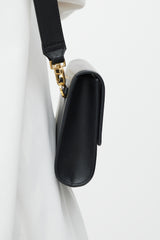 Want Les Essentiels Black & Gold Leather Bag