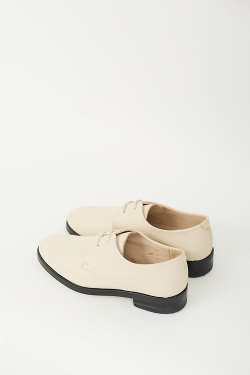 Want Les Essentiels Cream Leather Pena Derby