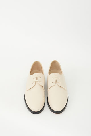 Want Les Essentiels Cream Leather Pena Derby