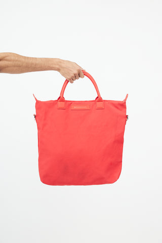 Want Les Essentiels Red Top Handle Tote Bag