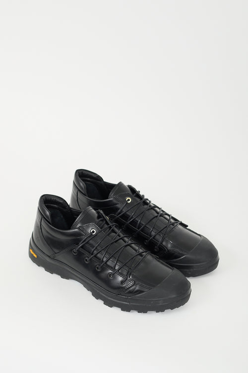 Want Les Essentiels Black Leather Ibanez Sneaker