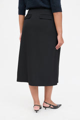 WARDROBE.NYC Midi Wrap Skirt