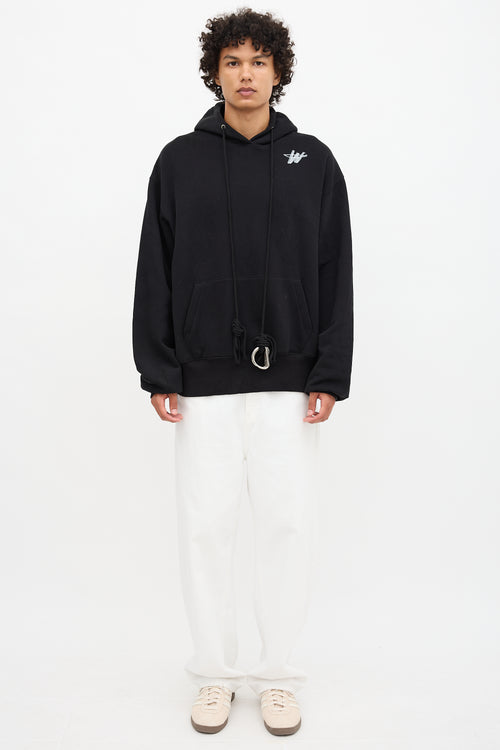 We11done Logo Pullover Hoodie