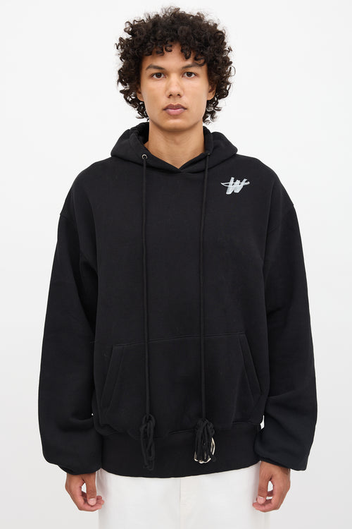 We11done Logo Pullover Hoodie