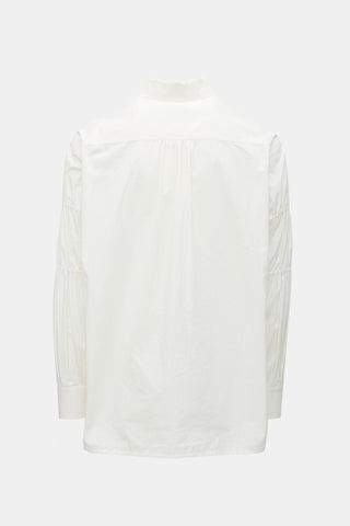 We11done Shirred Sleeve Shirt