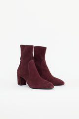 Stuart Weitzman Suede Yuliana Ankle Boot