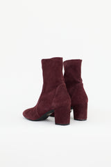 Stuart Weitzman Suede Yuliana Ankle Boot