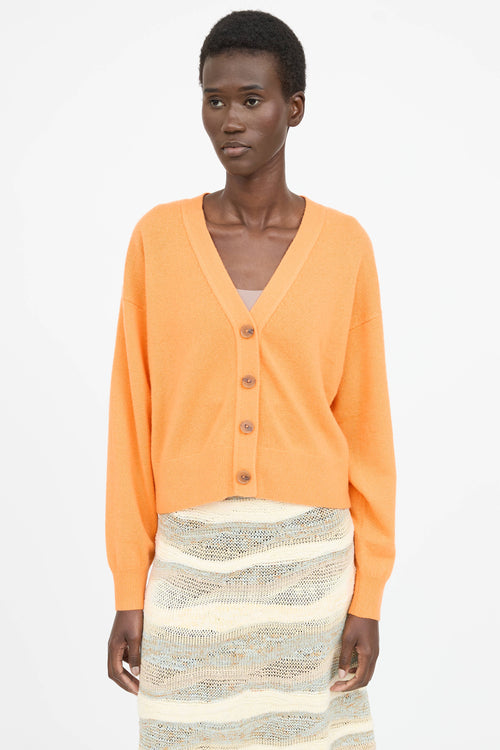 White + Warren Cashmere Button Up Cardigan