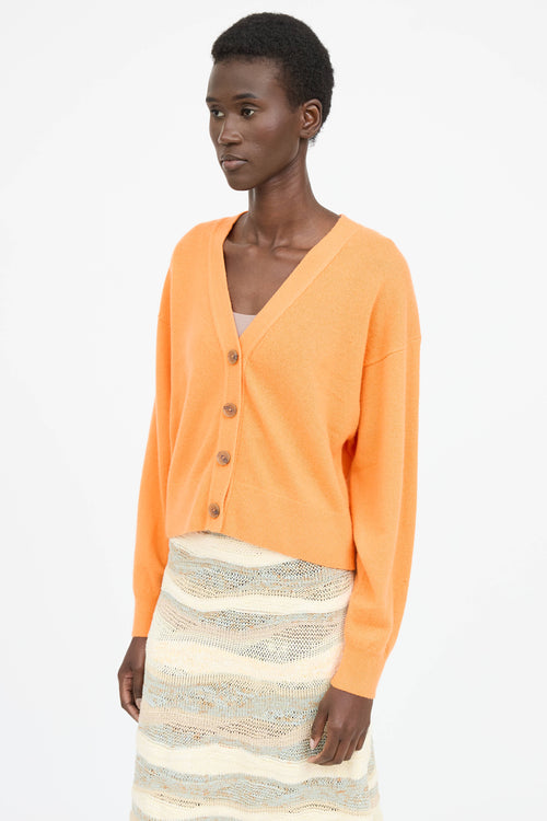 White + Warren Cashmere Button Up Cardigan