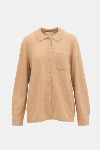 White + Warren Cashmere Collared Cardigan