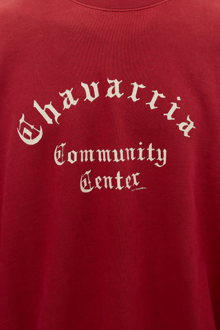 Willy Chavarria Community Center Sweatshirt