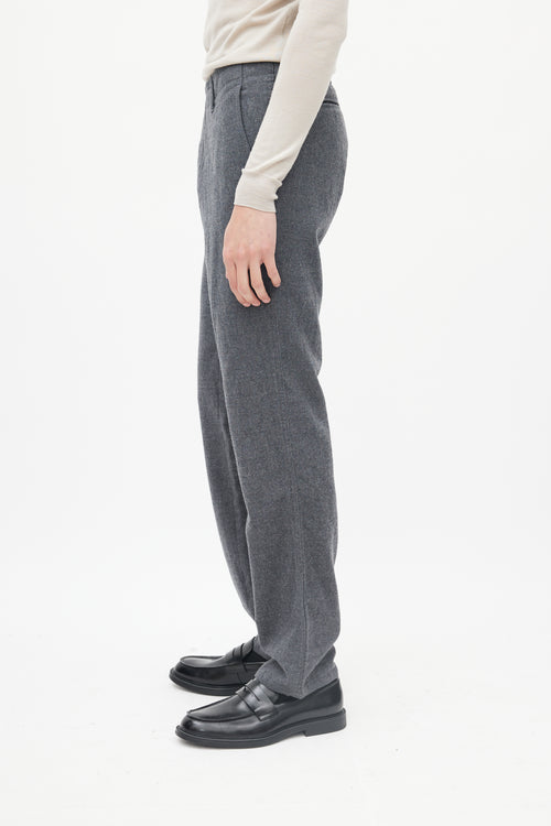 Wings + Horns Grey Five Pocket Trousers