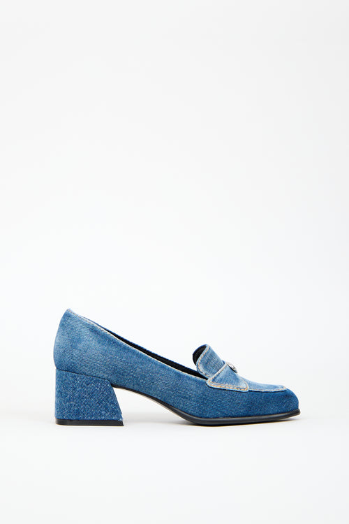 Wishbone Blue Denim Ruth Loafer