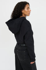Wolford Hybrid Hoodie Bodysuit