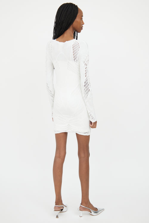 Wolford White Cut Out Dress