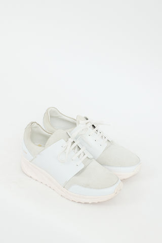 Common Projects White Leather Track Sneaker