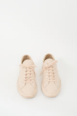 Woman by Common Projects Pink Leather Achilles Low Sneaker