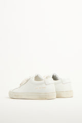 Woman by Common Projects White Leather Achilles Low Sneaker