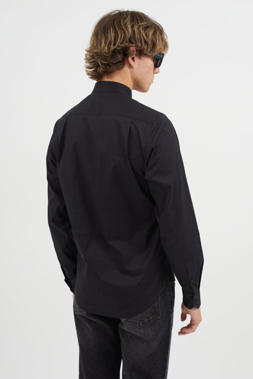 Wooyoungmi Black Panelled Shirt