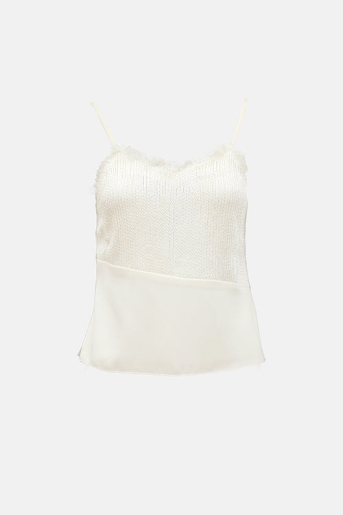 Xu Zhi Textured Fringe Top