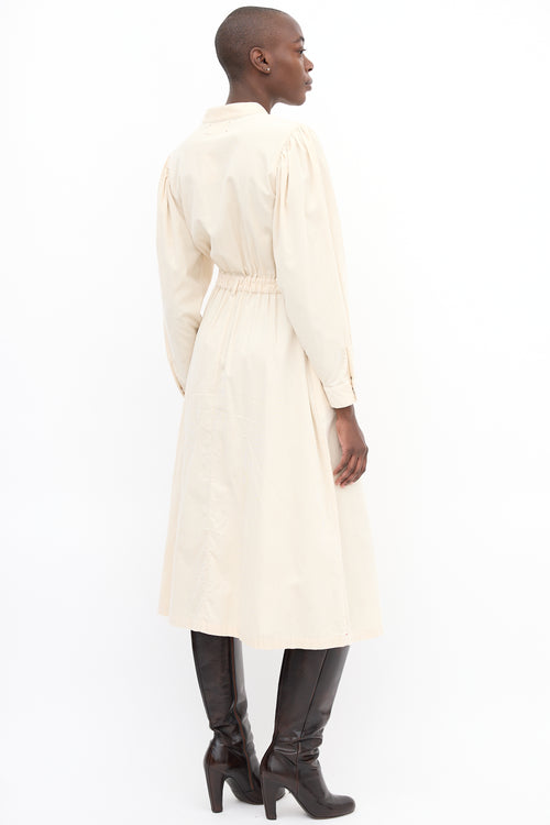 Xirena Cream Corduroy Audrey Midi Dress