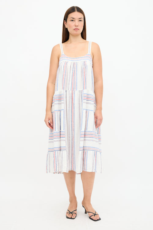 Xirena Dylan Stripe Panel Dress