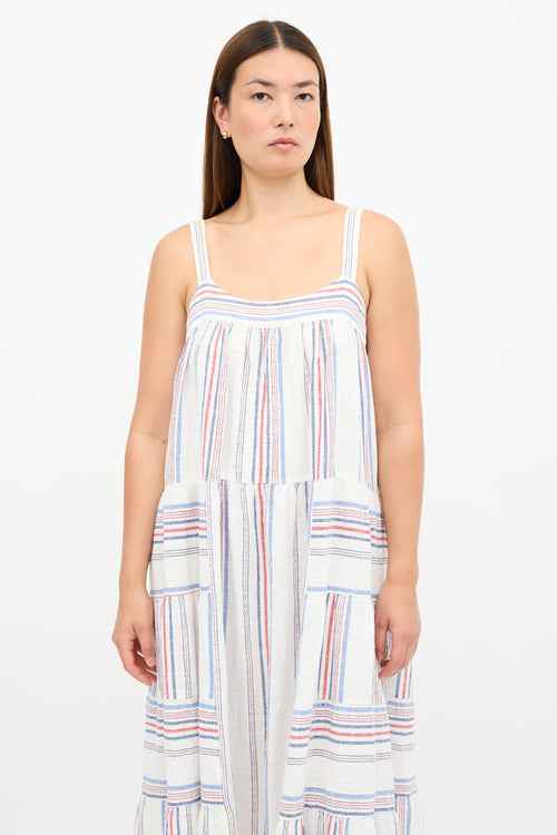Xirena Dylan Stripe Panel Dress