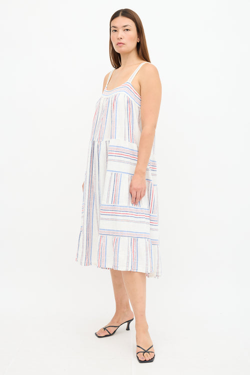 Xirena Dylan Stripe Panel Dress