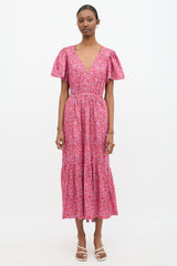 Xirena Floral Cutout Gabrielle Dress