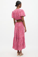 Xirena Floral Cutout Gabrielle Dress