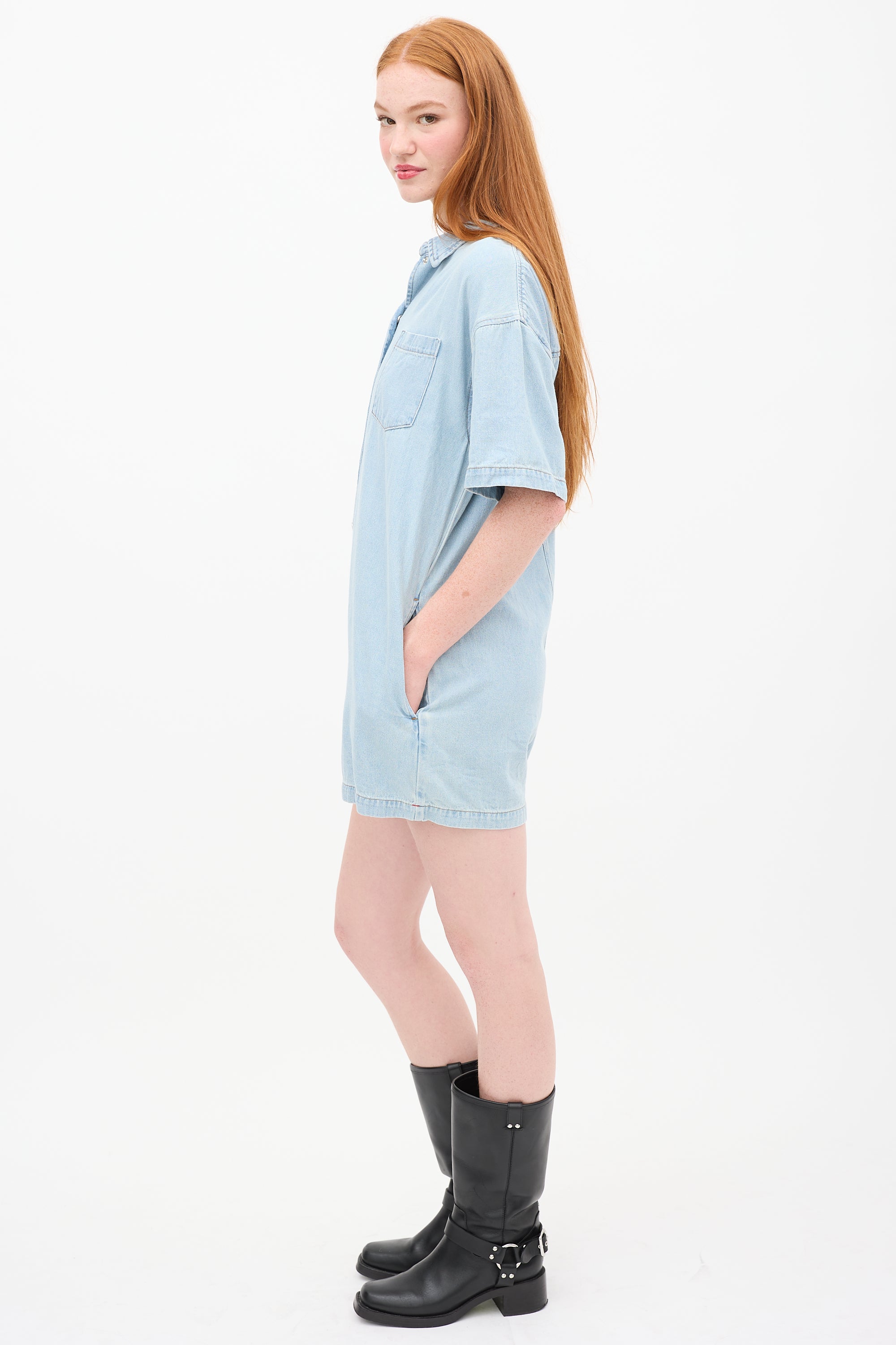xirena denim dress Xirena TRISH