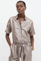 Xirena Metallic Theo Jumpsuit