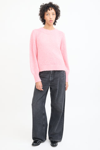 Xirena Pink Wool Knit Sweater