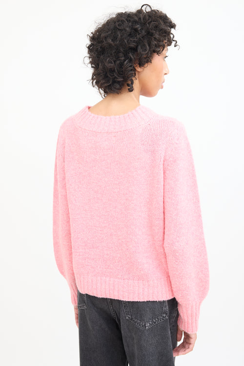 Xirena Pink Wool Knit Sweater