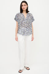 Xirena Printed Carleigh Blouse