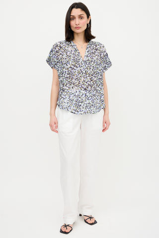 Xirena Printed Carleigh Blouse
