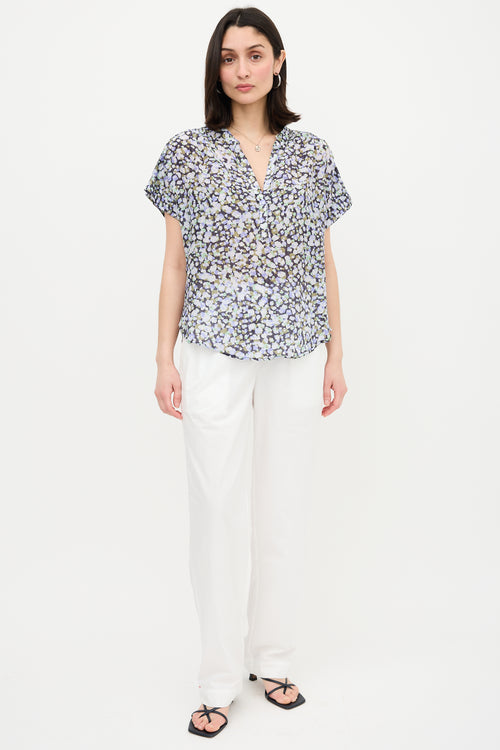 Xirena Printed Carleigh Blouse