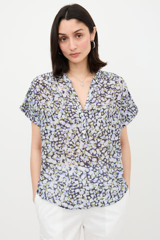 Xirena Printed Carleigh Blouse