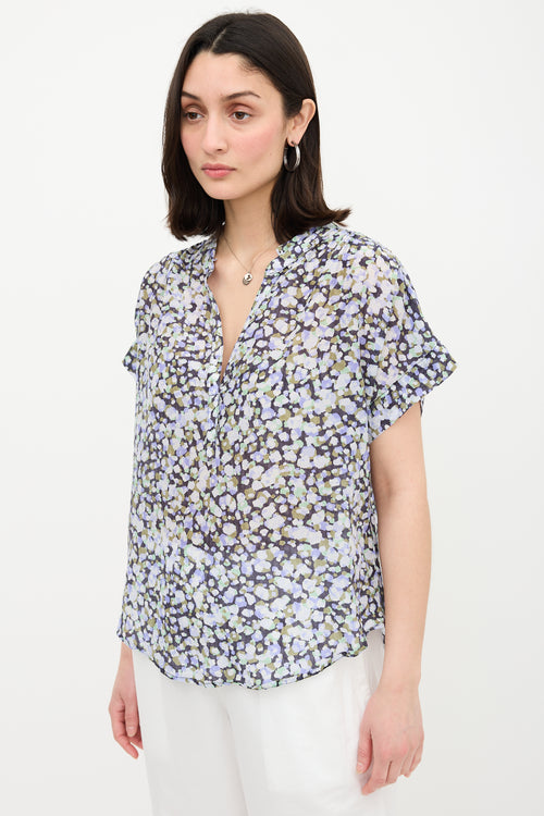 Xirena Printed Carleigh Blouse
