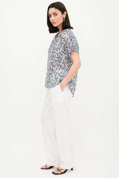 Xirena Printed Carleigh Blouse