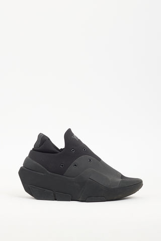 Y-3 Black Neoprene Mira Sneaker