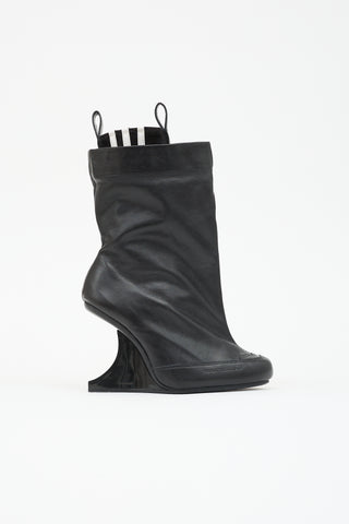 Y-3 FW 2008 Leather Ankle Boot