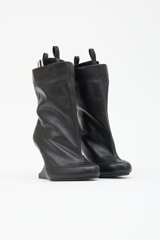 Y-3 FW 2008 Leather Ankle Boot