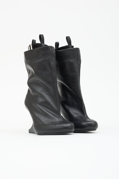 Y-3 FW 2008 Leather Ankle Boot